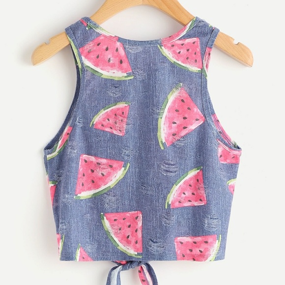 🍉WATERMELON CROP TOP 🍉 - Picture 2 of 5